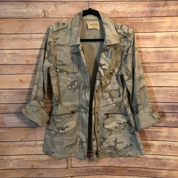 Lily Aldridge for Velvet Camo Jacket - Picture 1 of 6